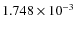 $1.748\times 10^{-3}$