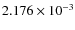 $2.176\times 10^{-3}$