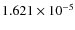 $1.621\times 10^{-5}$