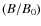 $(B/B_{\rm0})$