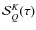 ${\mathcal S}_Q^K(\tau)$