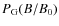 $P_{\rm G}(B/B_{\rm0})$