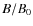 $B/B_{\rm0}$