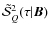 ${\tilde
{\mathcal S}}^2_Q(\tau \vert{\bm B})$