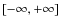 $[-\infty, +\infty]$