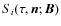 $S_i(\tau,\bm n;\bm B)$