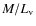 $M/L_{\rm {v}}$