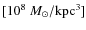 $[10^8~ {M_\odot/\rm kpc^3}]$