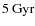 $ 5~\rm {Gyr}$