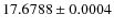 $17.6788\pm0.0004$