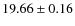 $19.66\pm0.16$