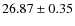 $26.87\pm0.35$