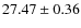 $27.47\pm0.36$
