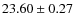 $23.60\pm0.27$