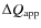 $\Delta{}Q_{\rm app}$