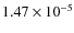 $1.47\times10^{-5}$