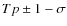 $Tp\pm1-\sigma$