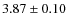$3.87\pm0.10$