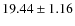 $19.44\pm1.16$