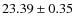 $23.39\pm0.35$
