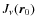 $J_\nu(\vec{r}_0)$