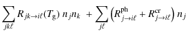 $\displaystyle \sum\limits_{jk\ell} R_{jk\to i\ell}(T_{\hspace*{-0.2ex}\rm g})~n...
...m\limits_{j\ell} \big(R^{\rm ph}_{j\to i\ell}
+R^{\rm cr}_{j\to i\ell}\big)~n_j$