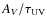 $A_V/\tau_{\rm
UV}$