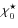 $\chi^\star_0$
