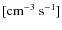 $[\rm
cm^{-3}~s^{-1}]$