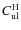 $C_{\rm ul}^{\rm
H}$