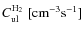 $C_{\rm ul}^{\rm H_2} \;\rm [cm^{-3}s^{-1}]$
