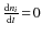 $\frac{{\rm d} n_i}{{\rm d}t}\!=\!0$