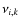 $\nu_{i,k}$