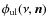 $\phi_{\rm ul}(\nu,\vec{n})$