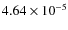 $4.64\times 10^{-5}$