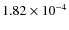 $1.82\times 10^{-4}$
