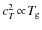 $c_T^2\!\propto\!T_{\hspace*{-0.2ex}\rm g}$