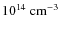 $10^{14}\rm ~cm^{-3}$