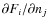 $\partial F_i/\partial n_j$