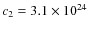 $c_2=3.1\times 10^{24}$