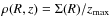 $\rho(R,z)=\Sigma(R)/z_{\rm max}$