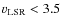 $v_{\rm LSR}<3.5$