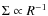 $\Sigma \propto R^{-1}$