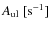 $A_{\rm ul}~[{\rm s}^{-1}]$