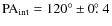 ${\rm PA}_{\rm int} =120^{\circ} \pm 0 \hbox{$.\!\!^\circ$ }4$