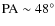 ${\rm PA} \sim 48^{\circ}$