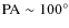 ${\rm PA} \sim 100^{\circ}$