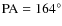 ${\rm PA}=164^{\circ}$