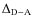 $\Delta_{\rm D-A} $
