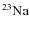 $\rm ^{23}Na$